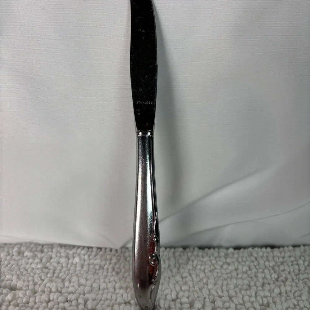 ONEIDA Decorators Mermaid Set of 2 Stainless Steel Silver Flatware Butter Knives